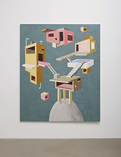 antje dorn - bauten - painting