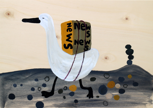 antje dorn - gouache aus der serie cargo