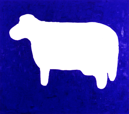 antje dorn - oeloeloel - kuh  / painting