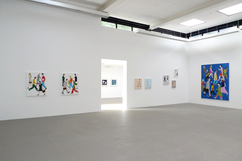 antje dorn - bauten - ausstellungsfoto - galerie m bochum